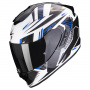 Casque Integrale Scorpion Exo 1400 Evo Air Shell White Blue