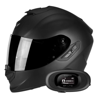 Integrale Scorpion Exo 1400 Evo Air Solid Matt Black + Kit bluetooth 5R Lite
