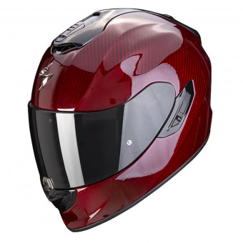 Scorpion Exo 1400 Evo Carbon Air Solid Red + Kit Bluetooth 5S