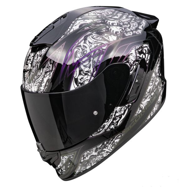 Scorpion Exo 1400 Evo II Air Fantasy Black White + Kit bluetooth 5R Lite Solo