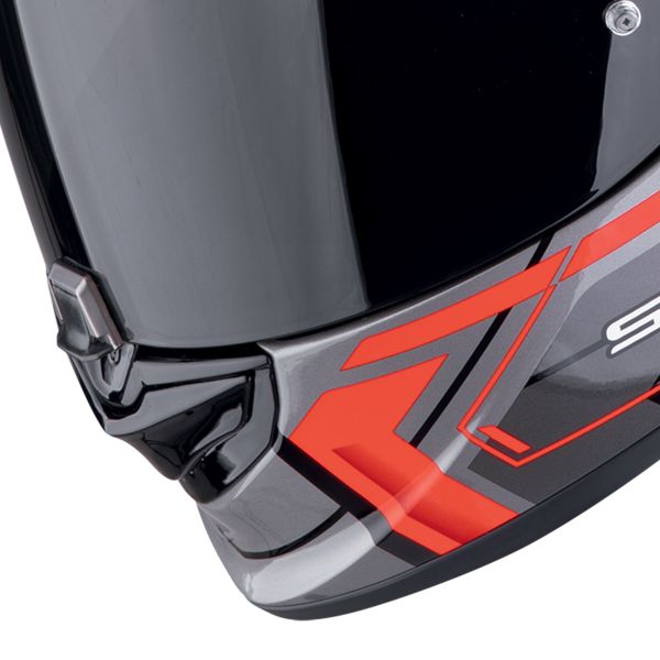 Scorpion Exo 1400 Evo II Air Linart Black Red + Kit bluetooth Exo-Com Link-1C