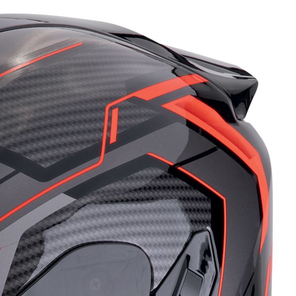 Scorpion Exo 1400 Evo II Air Linart Black Red + Kit bluetooth Exo-Com Link-1C