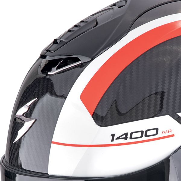 Scorpion Exo 1400 Evo II Carbon Air Enko Nero Rosso Bianco