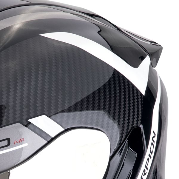 Scorpion Exo 1400 Evo II Carbon Air Enko Nero Argento Bianco