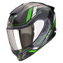 Casque Integrale Scorpion Exo 1400 Evo II Carbon Air Mirage Black Green