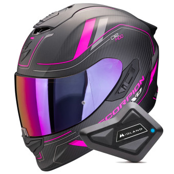 Integrale Scorpion Exo 1400 Evo II Carbon Air Mirage Matt Black Pink