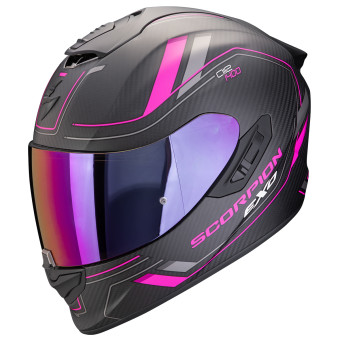 Scorpion Exo 1400 Evo II Carbon Air Mirage Matt Black Pink