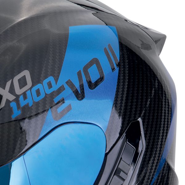 Scorpion Exo 1400 Evo II Carbon Air Platted Nero Blu