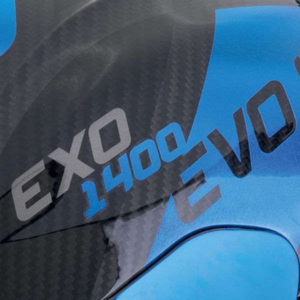 Scorpion Exo 1400 Evo II Carbon Air Platted Nero Blu