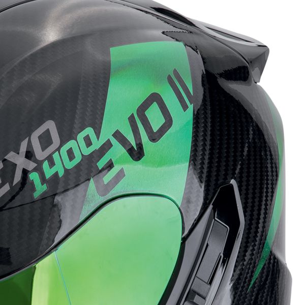 Scorpion Exo 1400 Evo II Carbon Air Platted Nero Verde
