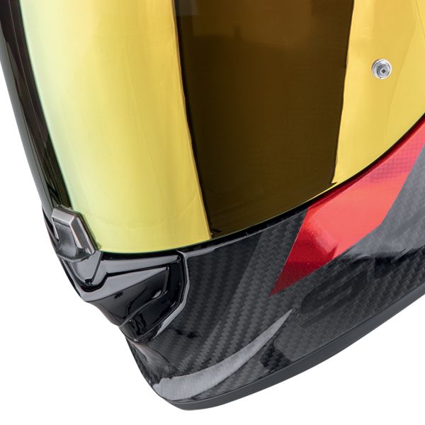 Scorpion Exo 1400 Evo II Carbon Air Platted Nero Rosso
