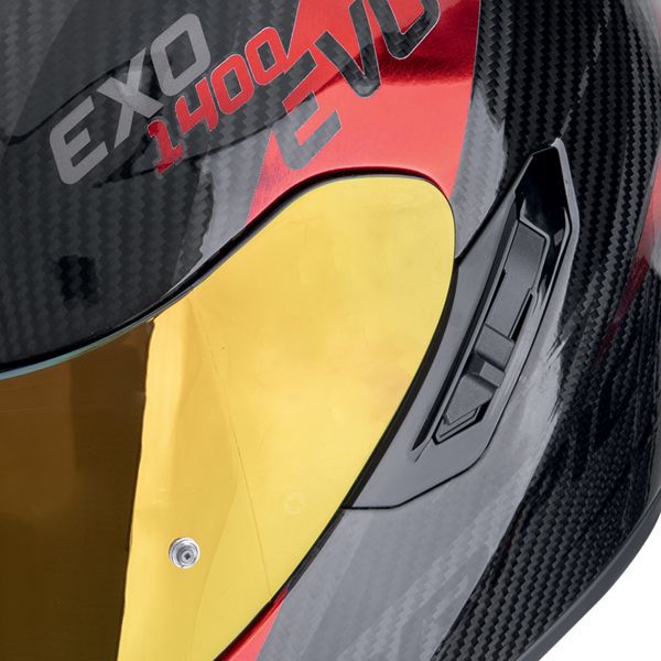 Scorpion Exo 1400 Evo II Carbon Air Platted Nero Rosso