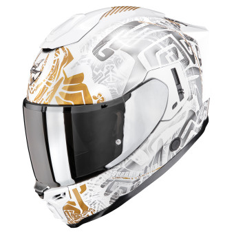 Integrale Scorpion Exo 1500 Air Apus Pearl White Grey Gold