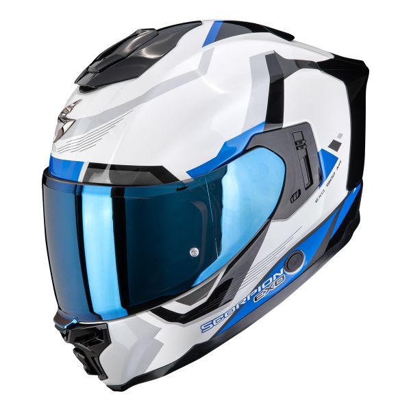 Integrale Scorpion Exo 1500 Air Arena White Blue Integrale Scorpion Exo 1500 Air Arena White Blue