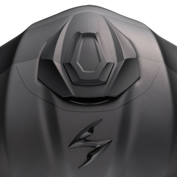 Scorpion Exo 1500 Air Dual Matt Silver Black Red + Kit bluetooth Exo-Com Link-1