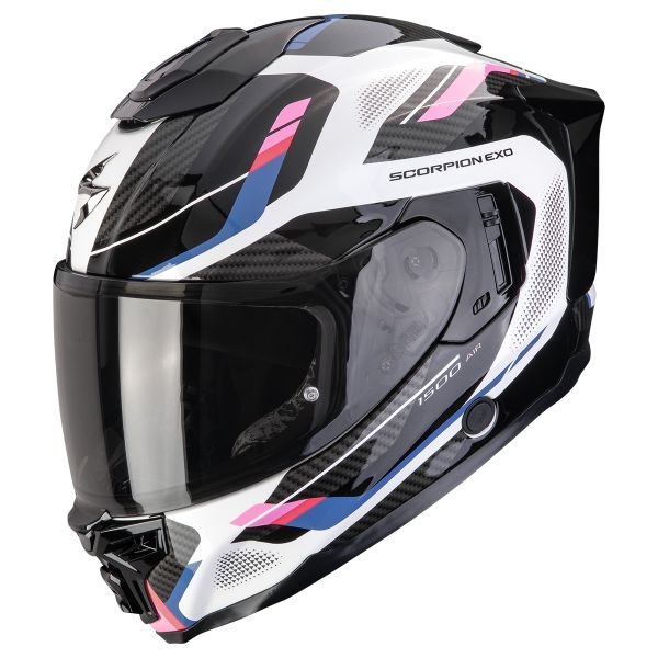 Integrale Scorpion Exo 1500 Air Sleek White Black Pink Integrale Scorpion Exo 1500 Air Sleek White Black Pink
