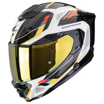 Integrale Scorpion Exo 1500 Air Sleek White Blue Yellow