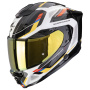 Casque Integrale Scorpion Exo 1500 Air Sleek White Blue Yellow