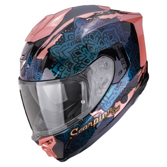 Integrale Scorpion Exo 1500 Air Vortex Black Pink Chameleon