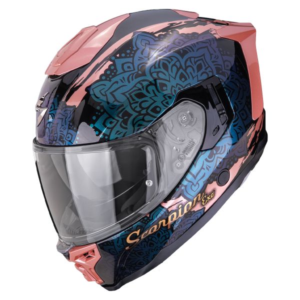 Integrale Scorpion Exo 1500 Air Vortex Black Pink Chameleon