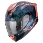 Casque Integrale Scorpion Exo 1500 Air Vortex Black Pink Chameleon