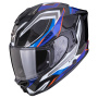Casque Integrale Scorpion Exo 1500 Carbon Air Hydro Black White Blue