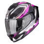 Casque Integrale Scorpion Exo 1500 Carbon Air Hydro Black White Pink