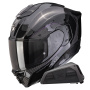 Casque Integrale Scorpion Exo 1500 Carbon Air Mundi Black Chameleon + Kit bluetooth Exo-Com Link-1