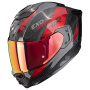 Casque Integrale Scorpion Exo 1500 Carbon Air Platted Black Red