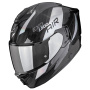 Casque Integrale Scorpion Exo 1500 Carbon Air Platted Black Silver