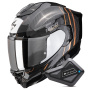Casque Integrale Scorpion Exo 1500 Carbon Air Zity Black Copper + Kit Bluetooth BT Mini