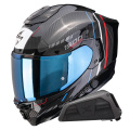 Pack Exo 1500 Carbon Air Zity Black Red Blue + Kit bluetooth Exo-Com Link-1