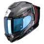 Casque Integrale Scorpion Exo 1500 Carbon Air Zity Black Red Blue