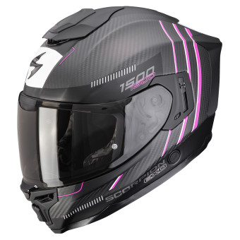 Integrale Scorpion Exo 1500 Carbon Air Zity Matt Black Pink