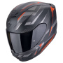 Casque Integrale Scorpion Exo 391 Aaxo Matt Black Red