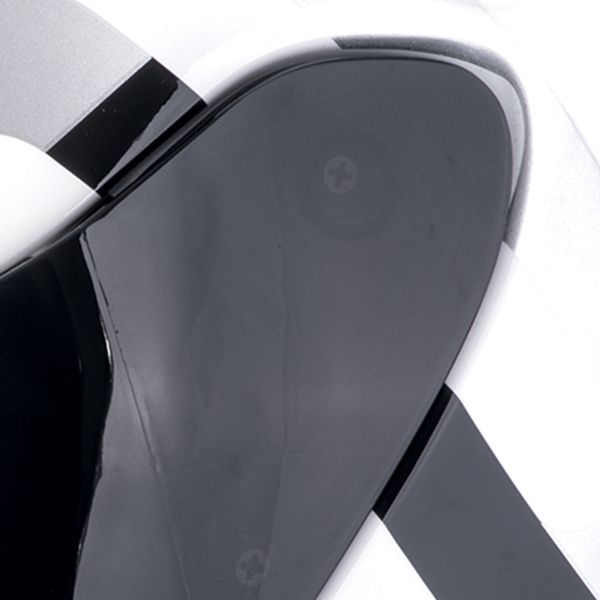 Scorpion Exo 391 Arok White Black Silver + Kit bluetooth Exo-Com Link-1