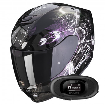 Integrale Scorpion Exo 391 Dream Black Chameleon + Kit bluetooth 5R Lite