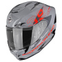 Casque Integrale Scorpion Exo 391 Key Grey Black Red