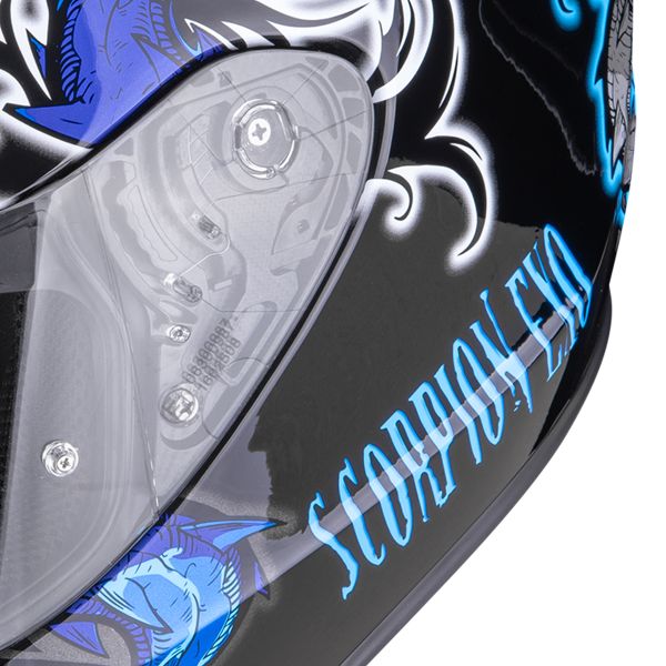 Scorpion Exo 391 Mumia Black Blue