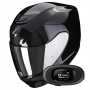 Casque Integrale Scorpion Exo 391 Solid Black + Kit bluetooth 5R Lite