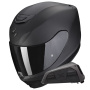 Casque Integrale Scorpion Exo 391 Solid Matt Black + Kit bluetooth Exo-Com Link-1