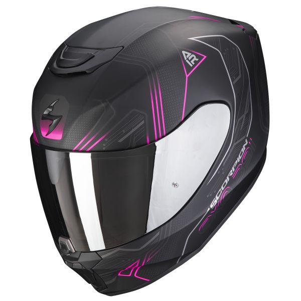 Scorpion Exo 391 Spada Matt Black Pink + Kit Bluetooth 5S