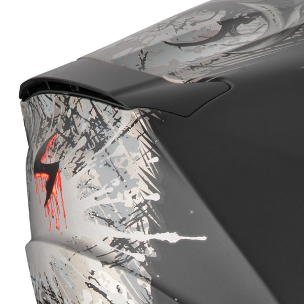 Scorpion Exo 391 Wolf Matt Black Silver Red