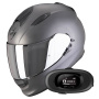 Casque Integrale Scorpion Exo 491 Anthracite Matt + Kit bluetooth 5R Lite