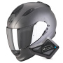 Casque Integrale Scorpion Exo 491 Anthracite Matt + Kit Bluetooth BT Mini