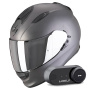 Casque Integrale Scorpion Exo 491 Anthracite Matt + Kit Bluetooth Lokui K30