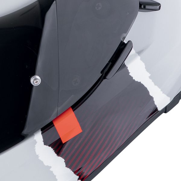 Scorpion Exo 491 Code Grey Red + Kit Bluetooth BT Mini