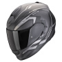 Casque Integrale Scorpion Exo 491 Kripta Matt Black Silver