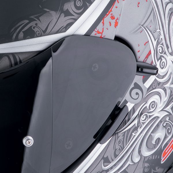 Scorpion Exo 491 Run Nero opaco Rosso