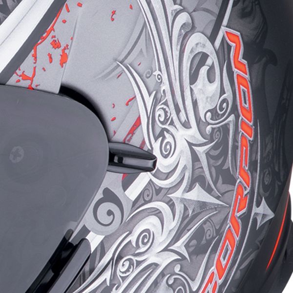 Scorpion Exo 491 Run Nero opaco Rosso